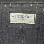 Free People We the Free Hope Henley Washed Black Long Sleeve Womens XS Photo 3