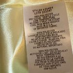 AQUA  Formal Women's Yellow Charmeuse Halter Neck Long Dress Sz 8 Photo 8