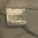 Daniel Cremieux White Ruffle Tie Shoulder Tank Top Size Large Photo 4