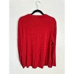 Chico's NEW  Travelers Enamel Red Women's Formal Chain Detail Top Size 3 US XL 16 Photo 1