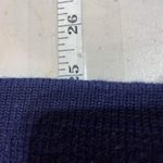 Obermeyer Vintage 60s  Women's Wool Long Sleeve Pullover Sweater Navy Red Medium‎ Photo 5