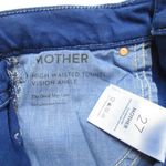NWT Mother Superior High Waisted Tunnel Vision Ankle in Ultramarine Jeans 27 Blue Photo 2