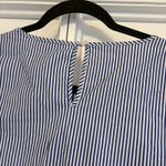 Pink Rose Pink‎ Rose Blue and White Stripe 3/4 Sleeve Top Size Medium Photo 4