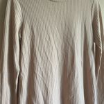 FOR THE REPUBLIC  tan ribbed mock neck sweater Sz L Photo 5