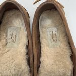 UGG  Sz 6 Roni Moccasin Slipper Suede Leather Loafer Shoes Chestnut Brown Women’s Photo 10
