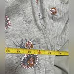 Loft  Gray Floral Women's Top‎ Photo 4