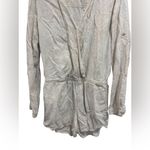 Cloth & Stone Dahl Romper Anthropologie snake print linen blend size small Photo 7