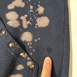 Acid Washed Rolling Stones Tongue Hoodie Blue Size XS Photo 3