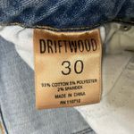 Driftwood  Jeans Women 30 Classic Fit Jackie Floral Embroidered Denim Boho Fringe Photo 7