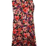 CHAPS Women’s Pink Black Floral Sleeveless Dress Size 6 Photo 1