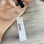 J.Crew NWT  Tie Neck Lace Blouse in Metallic Champagne Gold | XXS Photo 6