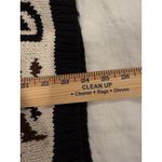 EXPRESS  Long Sleeve Animal Print Cardigan Sweater Ribbed Knit Brown Women's Med Photo 7