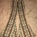 Snakeskin Flare Bell bottoms Multiple Photo 0