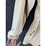 EXPRESS  Women's Romper Quarter Zip Tie Waist Fleece Retail $78 Beige Size XS Photo 4