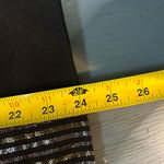 Vintage Echo Black Scarf with Gold & Silver Threads 48x51 Photo 5