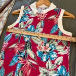 Tommy Bahama  Golf Sleeveless Quarter Tropical Zip Top. Size Medium. Photo 7