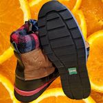 Cougar Totem Lace/Zip Duck Boots with Flannel Tops Size‎ 8 Tan Photo 6