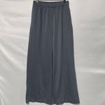 Area Stars New Wide Leg Knit Pants Pull On High Rise Long Pant Grey Size Large Photo 4