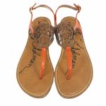 Libby Edelman  Grason Sandals Orange Size 7 Photo 1