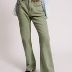 One Teaspoon NWOT Charlie High Waist Flared Denim Jeans - Super Khaki Sz 25 Photo 1