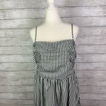 Commense Striped Maxi Dress Size XL Black Photo 1