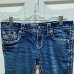 Rock Revival Luiza Boot Cut Jeans Size 27 Embroidered Bedazzled Photo 4