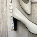 Jil Sander  Pumps leather pointed toe womens White size 39.5 designer classic Photo 4