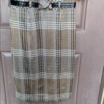 Robbie Bee  Black and Tan Plaid Midi Dress Photo 2
