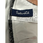 Splendid Bikini Swim Top Floral Leaves Print Back Closure Black White W XS NWOT Photo 6