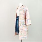 Vintage Gingham Patchwork Snap Coat in Pink | Size M Size M Photo 2