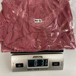 SheIn EUC deep pink lace scrunched v-neck crop top stretch summer spring medium Photo 6