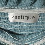 Vestique Blue Ruffle High Waist Skort Shorts Women’s Small Flowy Boho Shorts Photo 2