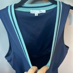 Sincerely Jules Athletic Dress Navy Blue Tennis Shelf Bra Sleeveless Mini Large Photo 5