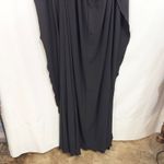 Joseph Ribkoff Size 12 Maxi Dress Wrap Top Open Back V-Neck Elegant Black 420 Photo 7