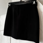 Lulus New Black Straight Stretch Mini Skirt Classic Midi Size Medium Photo 0