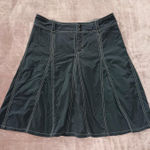 Athleta  Skirt A Line Black White Stitching Pockets Casual Womens Size‎ 6 Tall Photo 0