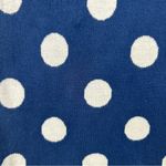 Old Navy  blue and white polka dot long sleeve crewneck sweater size small Photo 8