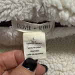 Clover + Scout  women's size large faux fur sleeveless suede brown and tan flaw Photo 1