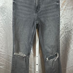 ZARA Charcoal Ripped Denim Photo 0