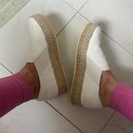 Vince  Wilden white leather slip-on espadrille platform sneaker 38.5 8.5 worn 3x Photo 8