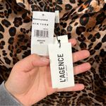 L'Agence NWT  Tyler Silk Printed Long Sleeve Blouse sizelarge button down blouse Photo 6