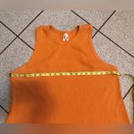 Pact Favorite Rib Racerback Tank Ribbed Midi Dress in Tangerine Orange Size XXL Photo 8