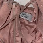 Oh Polly  Keyhole Ruched Mini Dress in Blush Photo 4