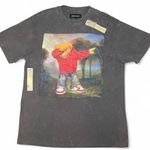 NWT! Reason Streetwear Dabbing Bear Hand Made Tie Dye Grey T Photo 0