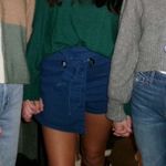 Altar'd State Blue Jean Skort Photo 2