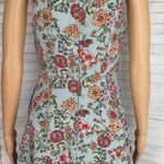 Turquoise Floral Dress, Size 3/4 Blue Photo 3