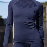 Fabletics  Long Sleeve‎ Top Athletic Activewear Workout Pullover Black M Photo 0