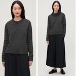 COS  Sweater with Ruffled Collar. XS Photo 1