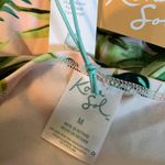 Kona Sol  Women's Light Pink Floral Print Bikini Bottom - Size Medium - NWT Photo 1