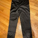 H&M Vintage Y2k Satin Shiny Zip SIDE Skinny Fit Slim Straight Trousers Casual Dress Pants Work Office club sexy hot night out Whimsgoth Photo 1